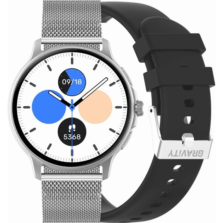 Gravity GT12-7 Unisex Okosóra 1.43" AMOLED Bluetooth Hívás (GT12-7)