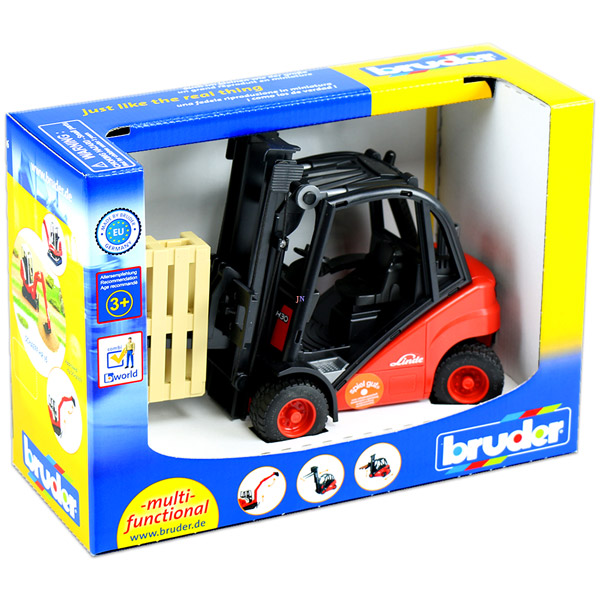 Bruder 02511B Linde H30D villás targonca - 23 cm (02511B)