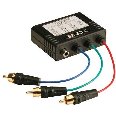 Lindy RGB Video + Audio Extender - CAT5e/6, 300m VGA