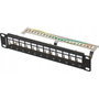 Patch panel prázdný Lanberg 12 Port 1U 10'' Ftp s