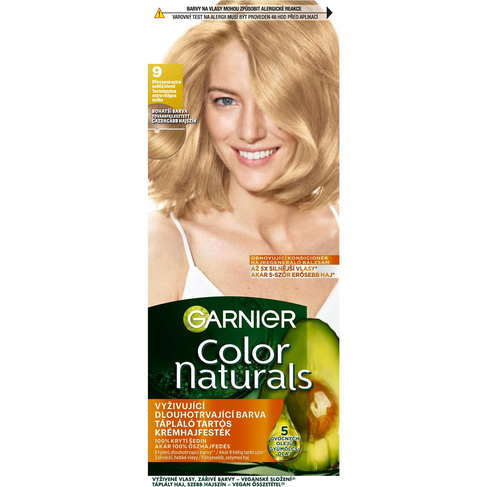GARNIER Color Naturals 9 Természetes extra világosszőke (3600542601573)