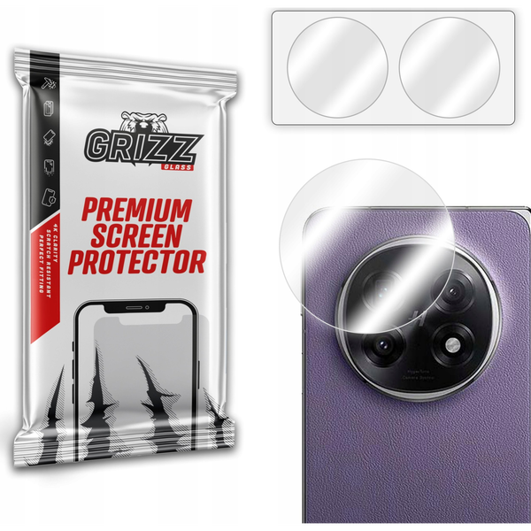 Szkło na aparat GrizzGlass HybridGlass Camera do Oppo Find N5 [2 PACK]