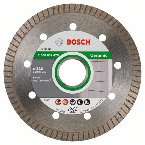 Bosch 2608602478 Best For Turbo Gyémánt Vágótárcsa - 115 x 22,23 mm (2608602478)