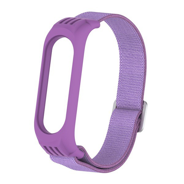 Pótszíj (állítható, textil, egyedi méret, 15 mm) LILA [Xiaomi Mi Band 6 ]