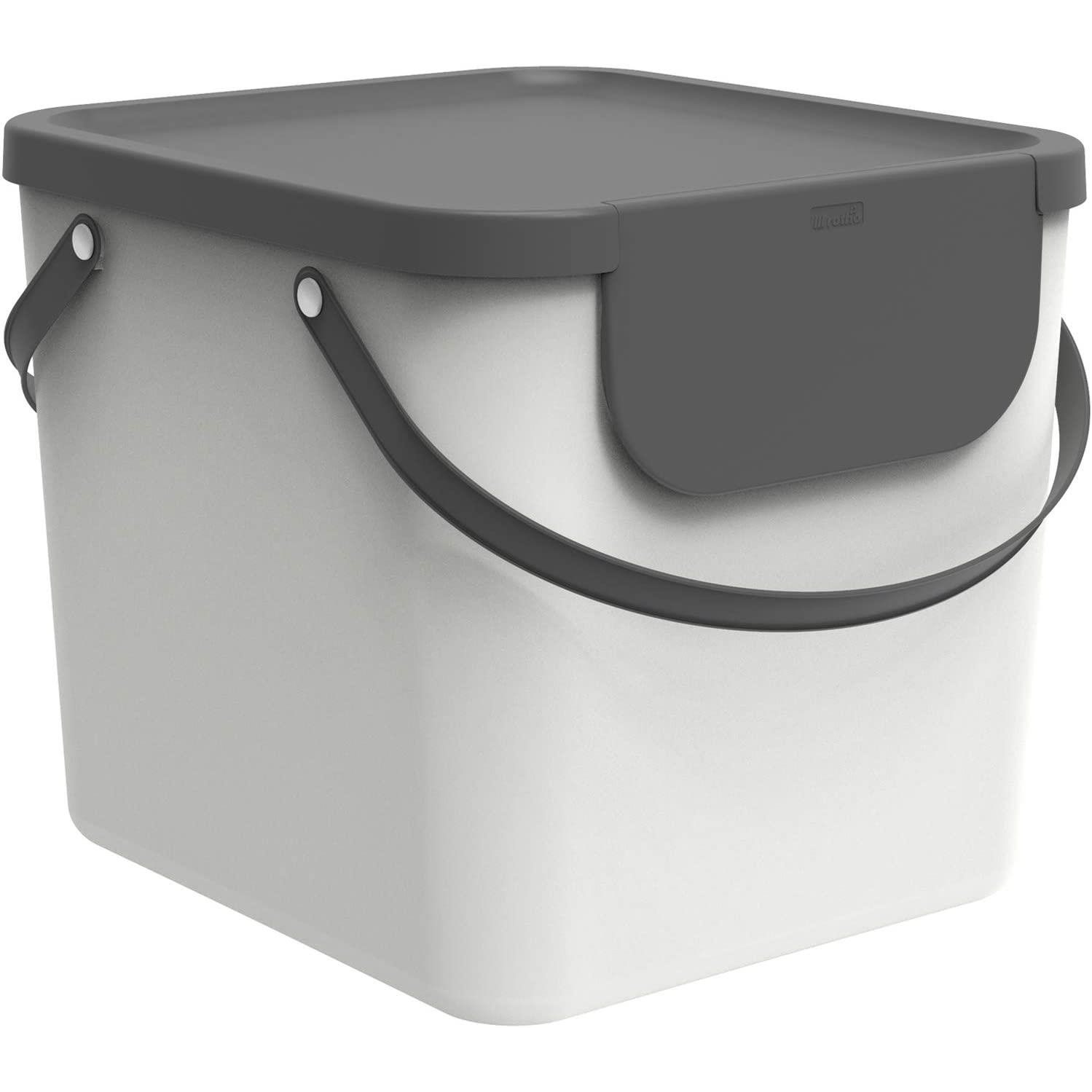 Rotho Hulladékválogató rendszer - ALBULA box, 40l, fehér (1034401023)