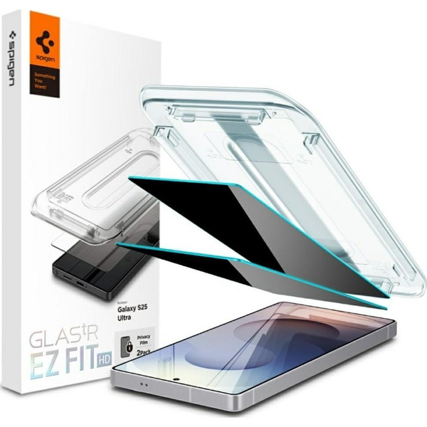 SZKŁO PRYWATYZUJĄCE SPIGEN GLAS.TR ”EZ FIT” HD 2-PACK GALAXY S25 ULTRA PRIVACY