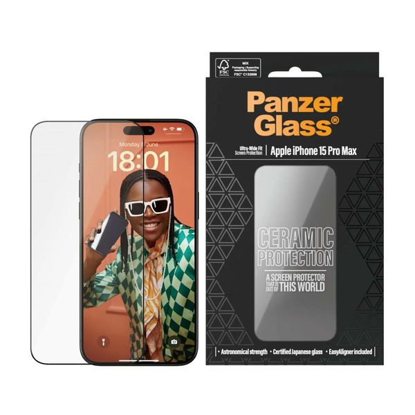 Tvrzené sklo PanzerGlass pro Apple iPhone 15 1 ks