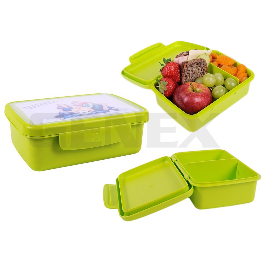 ZDRAVÁ LAHEV uzsonnás doboz, zöld (263418752)