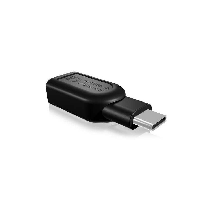ICY BOX IB-CB003 USB 3.0 Type-C USB 3.0 Type-A Fekete (IB-CB003)