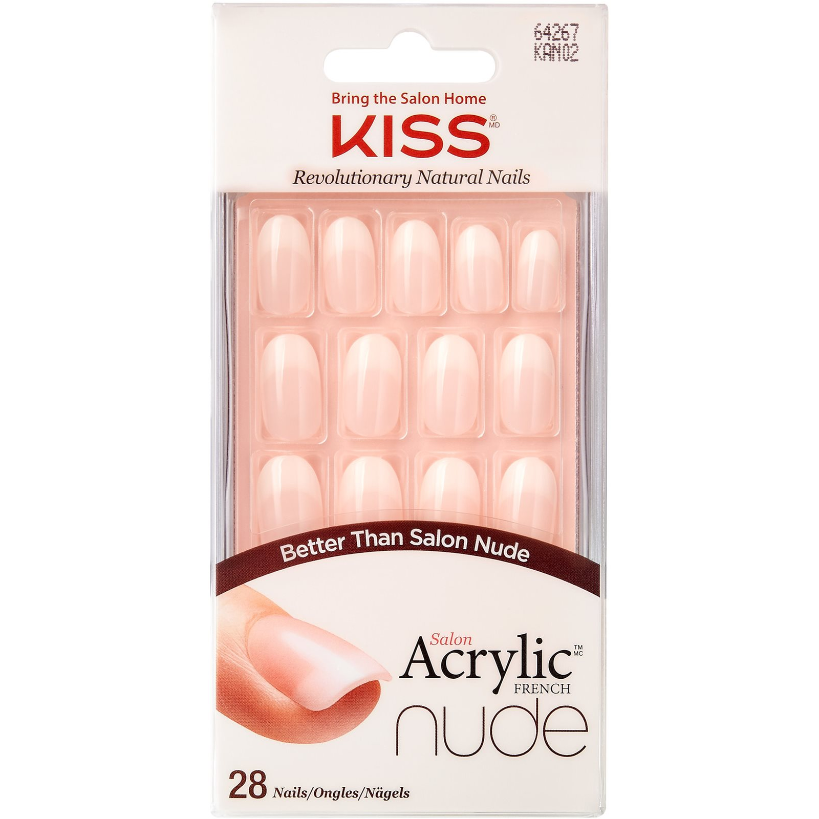 KISS Salon Acrylic Nude Nails - Graceful (731509642674)