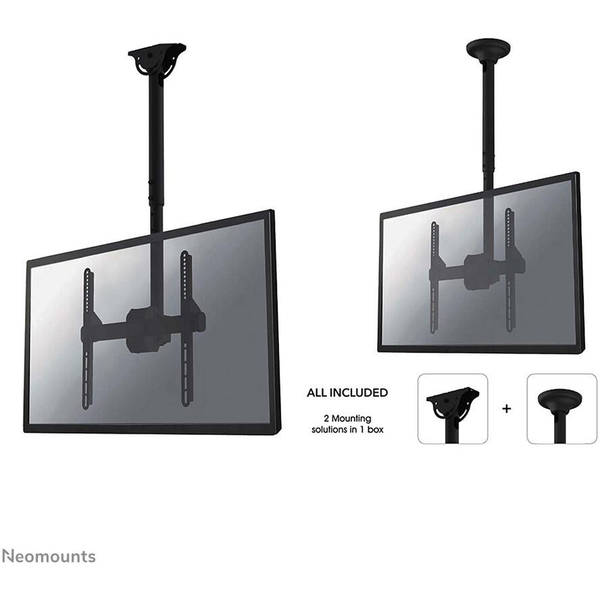 Neomounts NM-C440BLACK Signage kijelző tartókeret 152,4 cm (60") Fekete