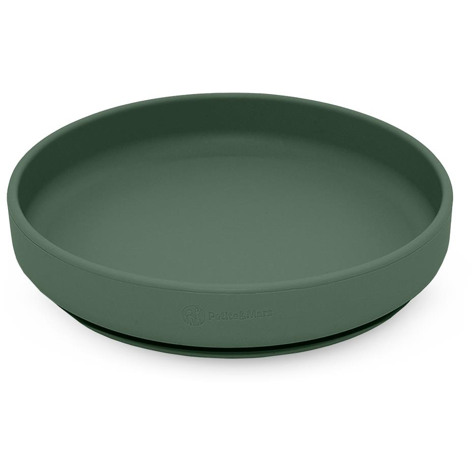 PETITE&MARS Take&Match Misty Green szilikon tányér tapadókoronggal (8596202003557)