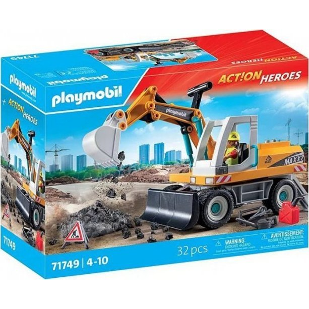 Playmobil 71749 Action Heroes - A nagy kotrógép (71749)