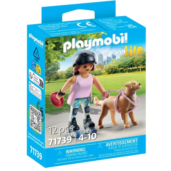 Playmobil 71739 Görkorcsolyás lány retrieverrel (4008789717399)