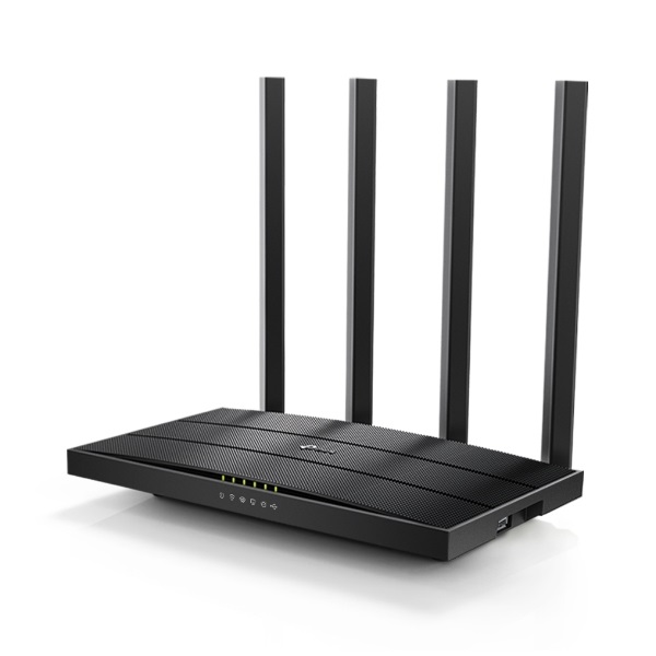 TP-Link Archer C6U trådløs router Gigabit Ethernet Dual-band (2,4 GHz / 5 GHz) Sort