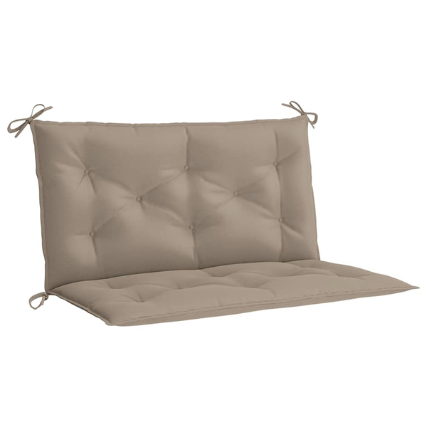 Pernă bancă grădină, gri taupe 100x(50+50)x7 cm material oxford