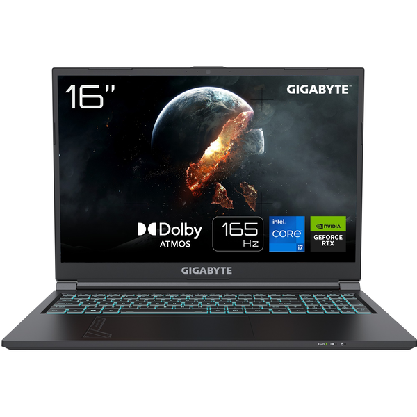 GIGABYTE G6 KF-73DE854KH ноутбук Intel® Core™ i7 i7-13700H 40,6 см (16") Full HD+ 16 GB DDR5-SDRAM 1 TB SSD NVIDIA GeForce RTX 4060 Wi-Fi 6E (802.11ax) Windows 11 Home Сив