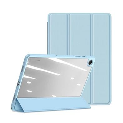 Dux Ducis TOBY Samsung Galaxy Tab A9 Plus 5G (SM-X216) bőr hatású aktív fliptok világoskék (GP-150510) (GP-150510)