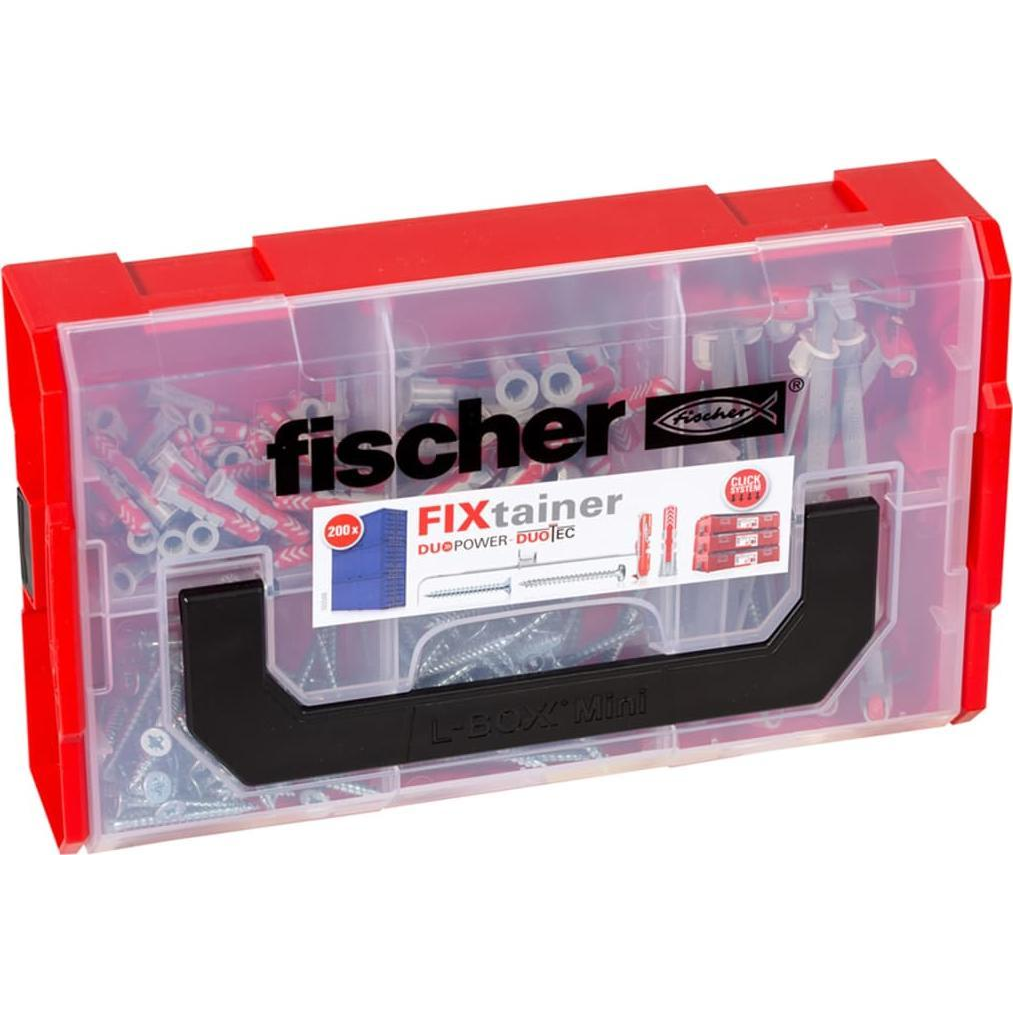 Fischer 541106 FIXtainer - DUOPOWER / DUOTEC Tipli készlet 200 db (431578)