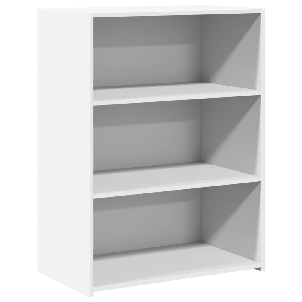 fehér szerelt fa tálalószekrény 70 x 41 x 93 cm (846369)