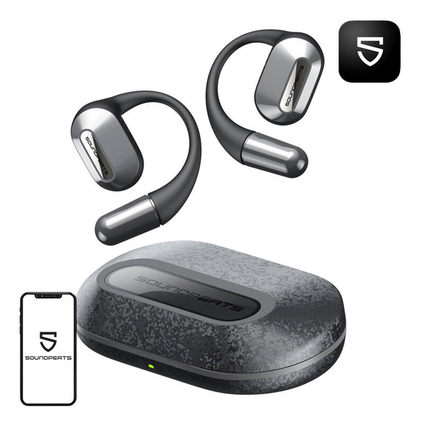 Soundpeats HearFit Bluetooth Fülhallgató Headset - Fekete