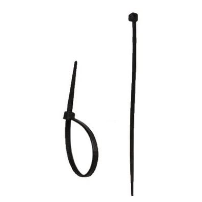 Dedra Opaski zaciskowe nylonowe 3,6x140mm czarne 25szt. - 11C36141