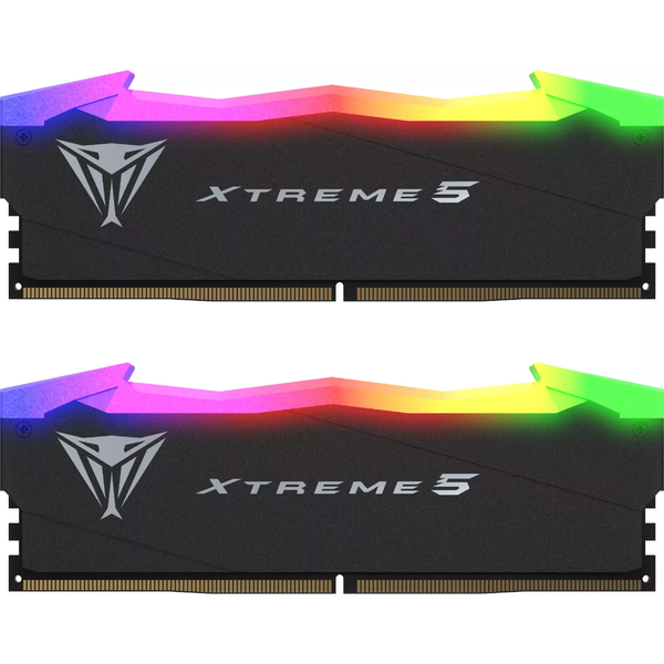 Patriot PVXR532G76C36K Viper Xtreme 5 RGB DUAL KIT, 32GB, DIMM, DDR5, 7600 MHz, CL36, BLK, HS,