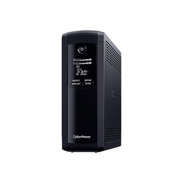 CyberPower VP1600ELCD UPS-enhed Interaktivt indgangsstik 1,6 kVA 960 W 5 AC stikkontakt(er)