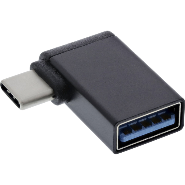 InLine 35805W adattatore per inversione del genere dei cavi USB Type-C male USB 3.1 Type A Nero