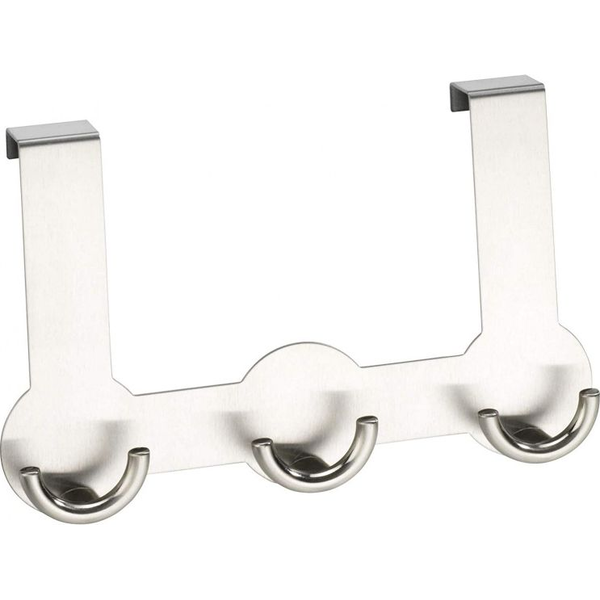 Wenko wieszak drzwiowy Rondo 22,5 cm stal nierdzewna matowa srebrna
