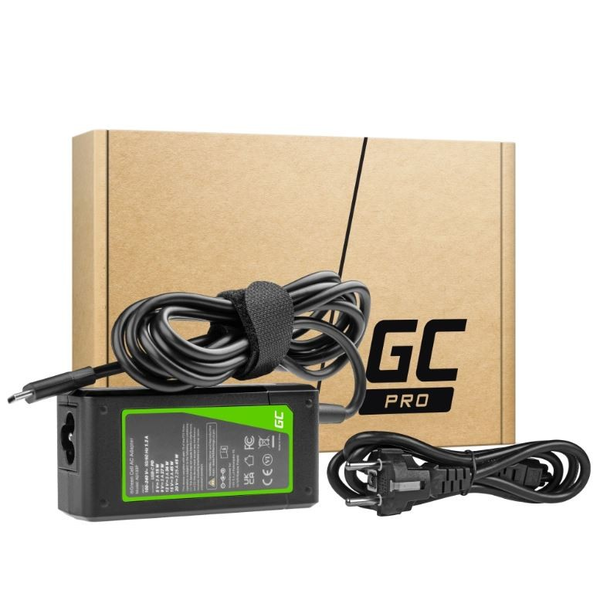 Type-C зарядно устройство 20V 2.25A 45W 3 метра съвместимо със смартфон, лаптоп, таблет, MacBook, iPhone, iPad - Захранване Green Cell