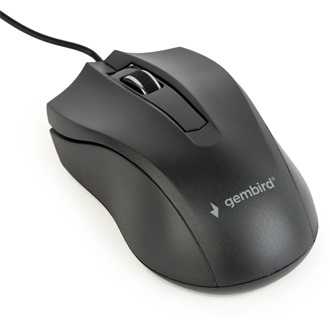 Gembird MUS-3B-01 optikai egér fekete 1000 DPI (MUS-3B-01)