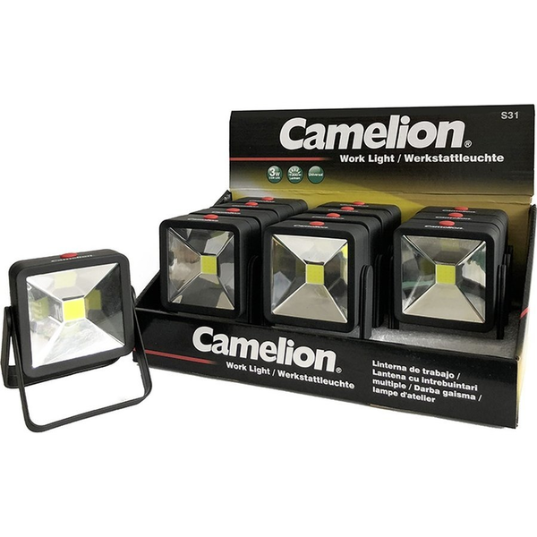 Flashlight COB LED, 3W, 200lm, 4xAAA, CAMELION