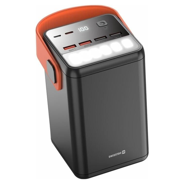 Powerbanka Swissten 60000 mAh černá