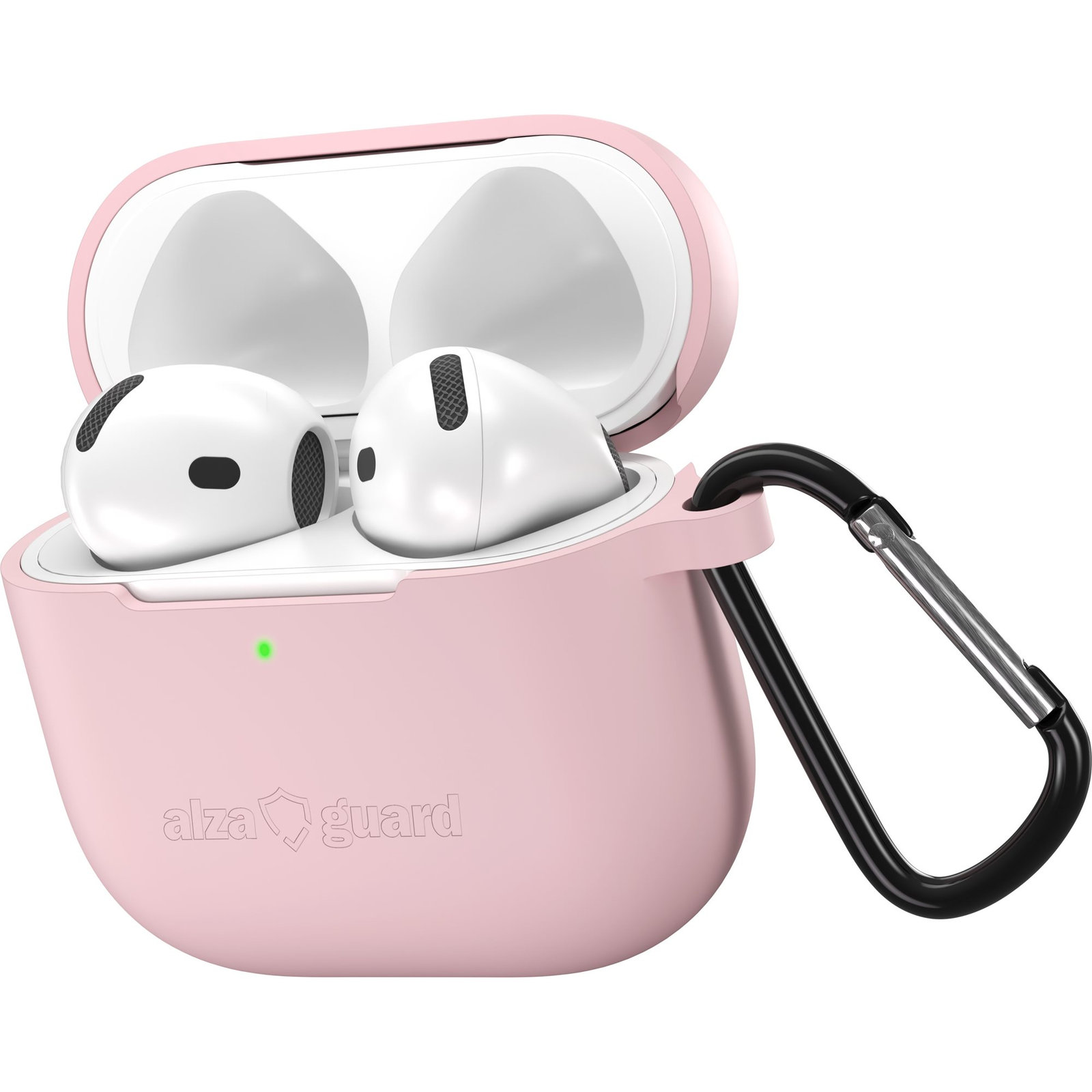 AlzaGuard Skinny Silicone Case Airpods 4 rózsaszín tok (AGD-ACSS5P)