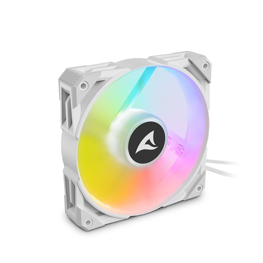 Sharkoon Rebel F50 PWM RGB Rendszerhűtő - Fehér (4044951040162)