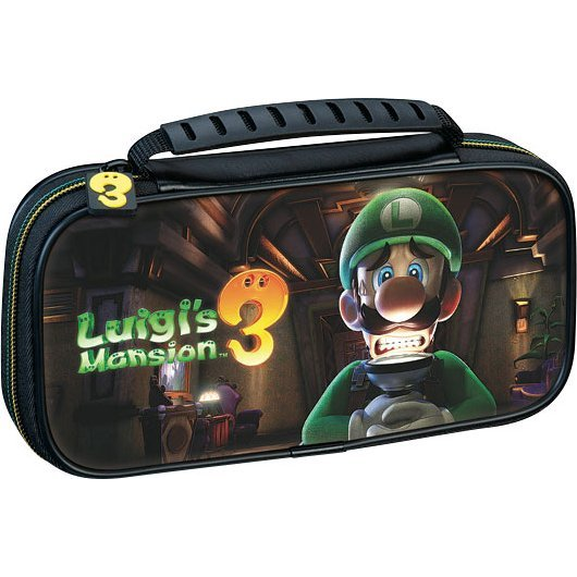 Bigben Nintendo Switch Lite Luigi`s Mansion 3 utazótok + játékkártya és Micro SD kártya tok (NLS148L)
