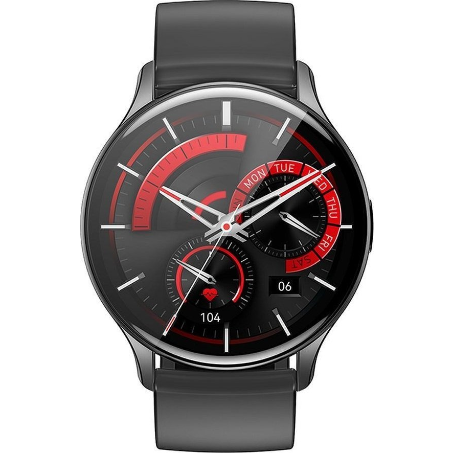 Hoco Y15 okosóra AMOLED kijelzővel, hívásfogadó funkcióval, fekete (HOCOACC96)