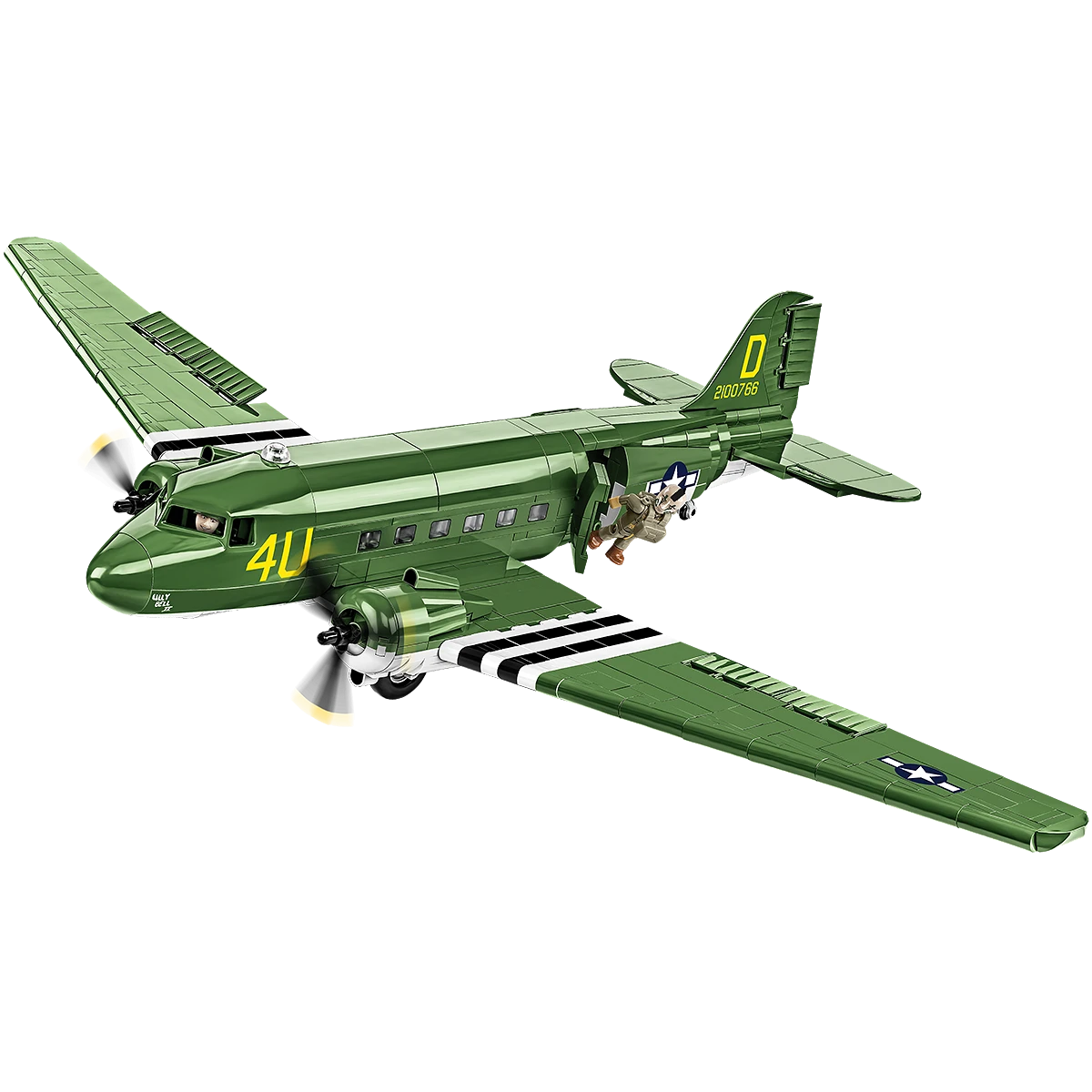 Cobi 5743 Douglas C-47 Skytrain Dakota repülőgép 896 darabos Építőjáték (COBI-5743)