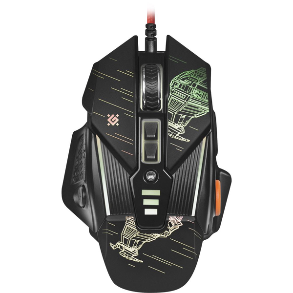 Defender Starx GM-390L Gaming Egér 3200 DPI Fekete