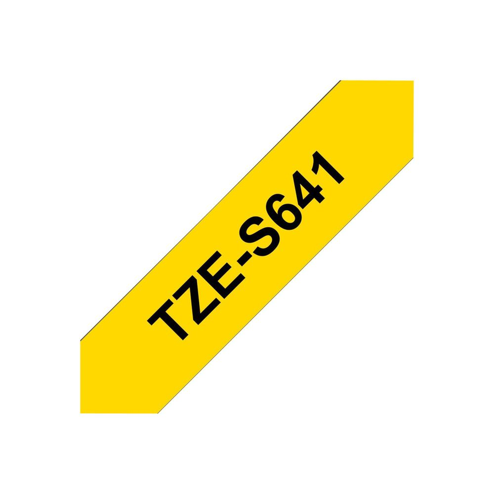 Brother lamimated tape TZeS641 - 18 mm - Black on yellow (TZES641)