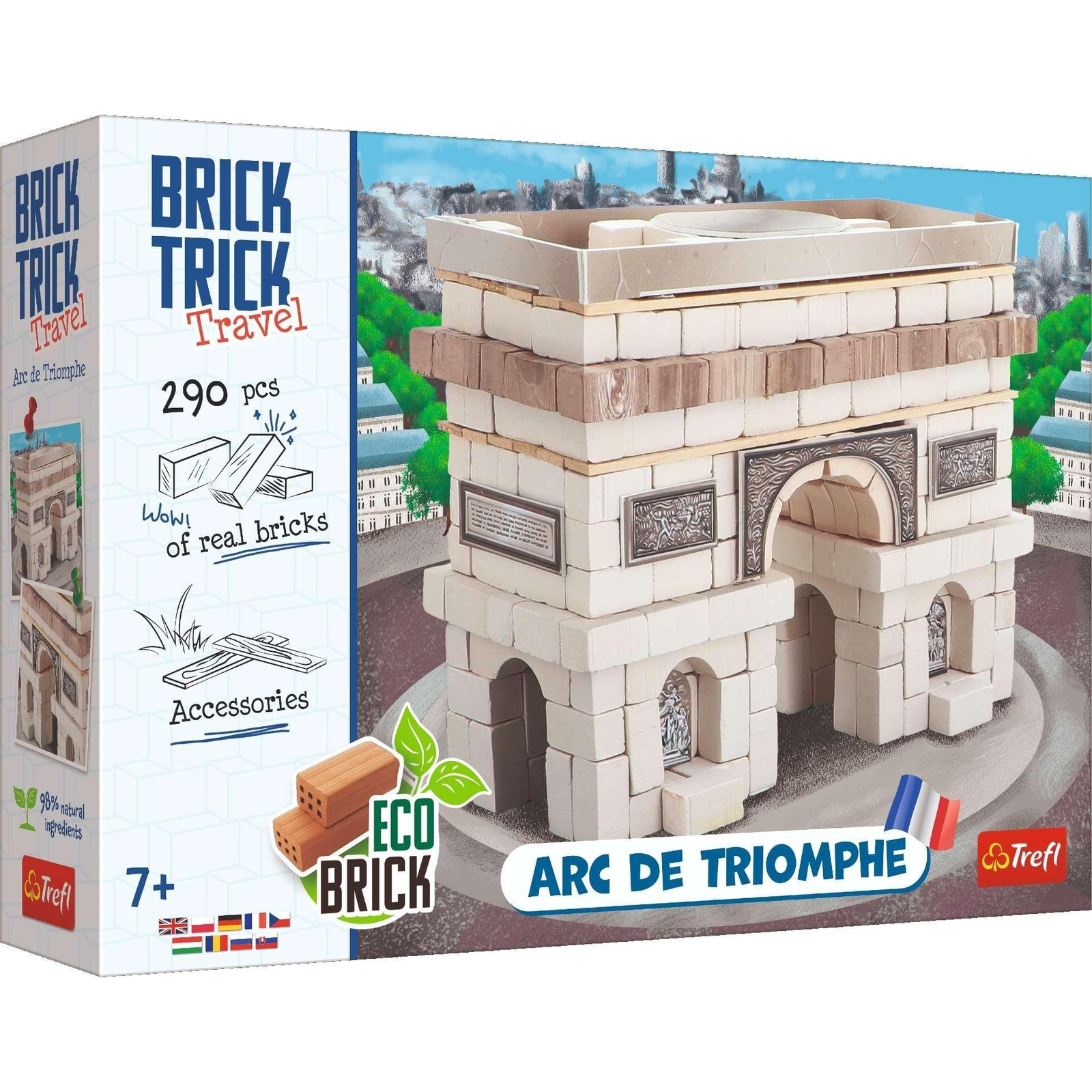 Trefl Brick Trick Travel - Diadalív 290 darabos építő készlet (61551 TREFL)
