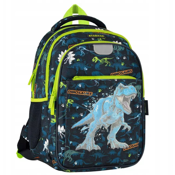 Starpak Dinoszauruszos Ergonomikus Iskolatáska, Hátizsák - Glow