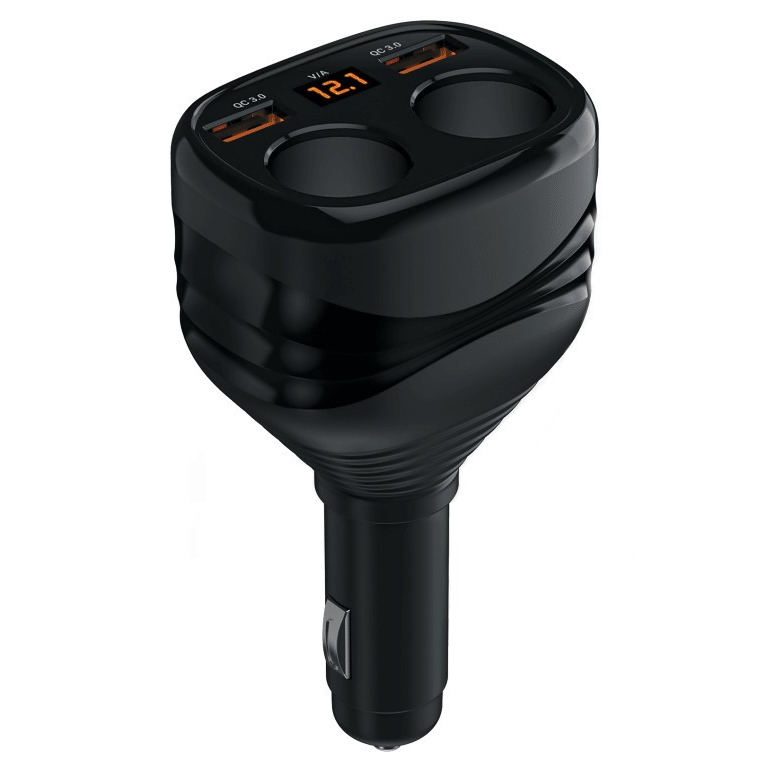 Navitel USP55 Pro 2x USB-A Autós töltő - Fekete (24V) (8594181744553)