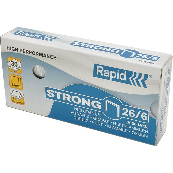  Rapid Zszywki 26x6 Strong, 5000 szt. (24862000)
