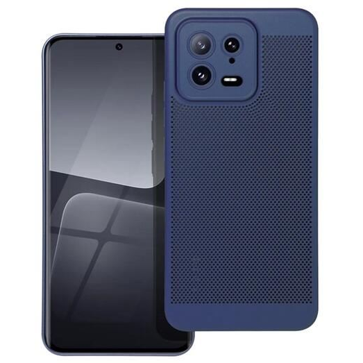 Gigapack Xiaomi 13 légáteresztő, lyukacsos műanyag tok sötétkék (GP-142602) (GP-142602)