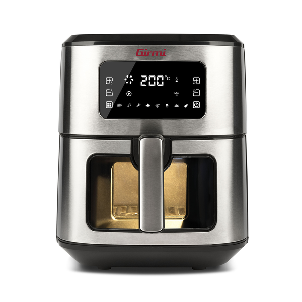 Girmi FG88 Ecofrit 6.5L Forrólevegős fritőz - Fekete/Ezüst