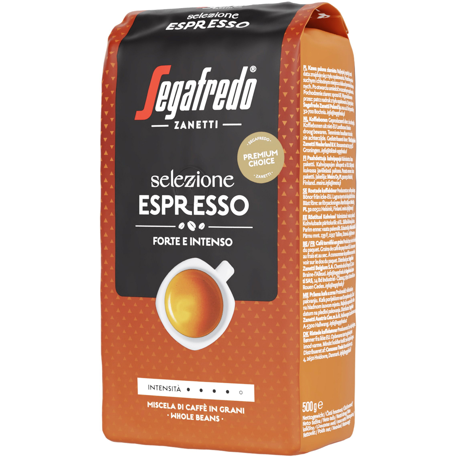 Zrnková káva zmes kávových zŕn Segafredo Selezione Espresso 500 g (9001810011546)