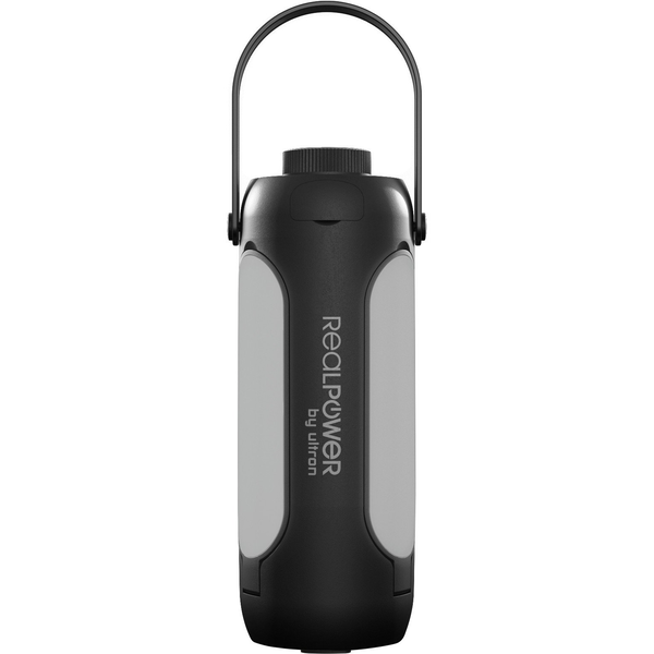 RealPower LED outdoor Light 190,solar,schwarz,6.000mAh