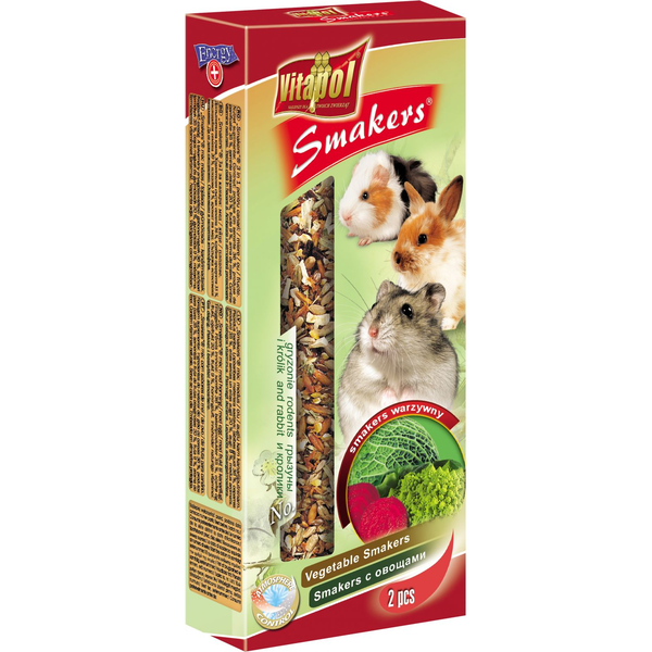 VP. 1108 Smakers Rúd Rágcsálóknak 2 db 90 g Zöldséges